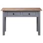 Preview: Konsolentisch Grau 110x40x72 cm Kiefernholz Panama