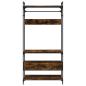 Preview: Kleiderst?nder mit Schubladen R?uchereiche 89x39x184,5 cm