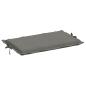 Preview: Sonnenliegen-Auflage Melange Dunkelgrau 186x58x4 cm Stoff