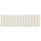 Preview: Sonnenliegen-Auflage Melange Creme 200x60x4 cm Stoff