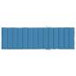 Preview: Sonnenliegen-Auflage Melange Blau 200x60x4 cm Stoff