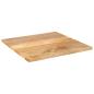 Preview: Tischplatte 80x80x3,8 cm Quadratisch Massivholz Mango