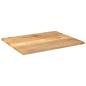Preview: Tischplatte 100x80x3,8 cm Rechteckig Massivholz Mango