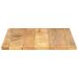 Preview: Tischplatte 100x80x3,8 cm Rechteckig Massivholz Mango