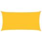 Preview: Sonnensegel 160 g/m² Rechteckig Gelb 2x3,5 m HDPE