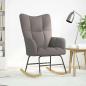 Preview: Schaukelstuhl Taupe Stoff