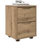 Preview: Nachttisch Artisan-Eiche 30,5 x 30 x 43 cm Holzwerkstoff