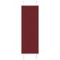 Preview: ARDEBO.de - Plissee Bordeauxrot 40x100 cm Stoffbreite 39,4 cm Polyester