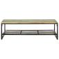 Preview: Couchtisch 110x60x35 cm Recyceltes Massivholz