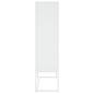 Preview: Highboard Weiß 80x35x135 cm Stahl