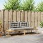 Preview: ARDEBO.de - Outdoor-Sofagarnitur Polyester Weiß