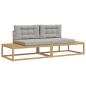 Preview: Outdoor-Sofagarnitur Polyester Weiß