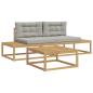 Preview: Outdoor-Sofagarnitur Polyester Weiß