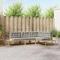 Preview: ARDEBO.de - Outdoor-Sofagarnitur Weiß 277,5 x 198,5 x 73 cm Polyester