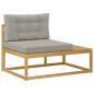Preview: 7 stk. Outdoor-Sofagarnitur Polyester Weiß