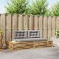Preview: ARDEBO.de - 2 Stk. Outdoor-Sofagarnitur Polyester Weiß