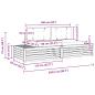 Preview: 2 Stk. Outdoor-Sofagarnitur Polyester Weiß