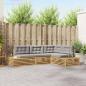 Preview: ARDEBO.de - 5 Stk. Outdoor-Sofagarnitur Polyester Weiß