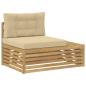 Preview: 5 stk. Outdoor-Sofagarnitur Polyester Weiß