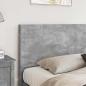 Preview: Bettgestell mit Stauraum und Kopfteil Betongrau 200 x 200 cm