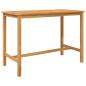 Preview: Outdoor Bar Set 5 stk. Natur Massivholz Teak