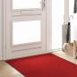 Preview: Fußmatte Rot und Schwarz 120 x 250 cm 100% Polyamid