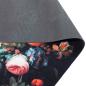Preview: Küchen Teppich Schwarz 300 x 60 cm Samt
