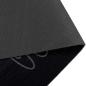 Preview: Küchen Teppich Besteck Schwarz 300 x 60 cm Samt