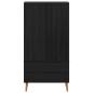 Preview: Kleiderschrank MOLDE Schwarz 90 x 55 x 175 cm