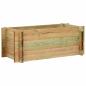 Preview: ARDEBO.de - Garten Hochbeet Grün 120 x 80 x 32 cm Massives Kiefernholz