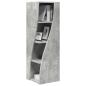 Preview: Eckschrank 32x32x102cm Holzwerkstoff Betongrau