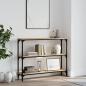 Preview: ARDEBO.de - Konsolentisch Sonoma-Eiche 100x22,5x75 cm Holzwerkstoff