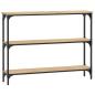 Preview: Konsolentisch Sonoma-Eiche 100x22,5x75 cm Holzwerkstoff