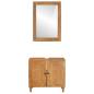 Preview: Badezimmermöbel-Set 2 stk. Braun 62 x 33 x 58 cm Holzwerkstoff