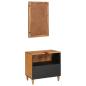 Preview: Badezimmermöbel-Set 2 stk. Braun 62 x 33 x 58 cm Holzwerkstoff