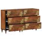 Preview: Sideboard 2 stk. 60 x 33 x 75 cm Massivholz Mango Honigbraun