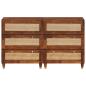 Preview: Sideboard Set 2 pcs Braun 60 x 33,5 x 75 cm Massivholz Mango