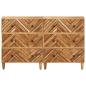 Preview: Stauraumschränke 2 stk. 60 x 33,5 x 75 cm Massivholz Mango