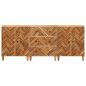 Preview: Stauraumschränke 3 pcs Braun 60 x 33,5 x 75 cm Massivholz Mango