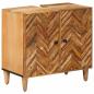 Preview: Badezimmerschrank-Set 2 stk. 62 x 33 x 58 cm Massivholz Mango