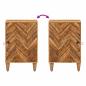 Preview: Badezimmerschrank-Set mit Schubladen 4 pcs Massivholz Mango
