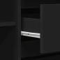 Preview: Sideboard mit Schubladen Schwarz 120 x 41 x 75 cm Holzwerkstoff