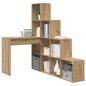 Preview: Eck-Schreibtisch Artisan-Eiche Holzwerkstoff