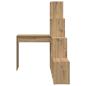 Preview: Eck-Schreibtisch Artisan-Eiche Holzwerkstoff
