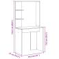 Preview: Schreibtisch 2 pcs Sonoma-Eiche