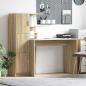 Preview: ARDEBO.de - Schreibtisch 2 pcs Sonoma-Eiche