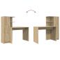 Preview: Schreibtisch 2 pcs Sonoma-Eiche