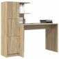 Preview: Schreibtisch 2 pcs Sonoma-Eiche
