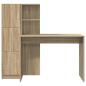 Preview: Schreibtisch 2 pcs Sonoma-Eiche
