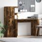 Preview: ARDEBO.de - Schreibtisch 2 pcs Geräucherte Eiche